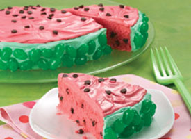 happy birthday my abood my little sister Watermelon-cake
