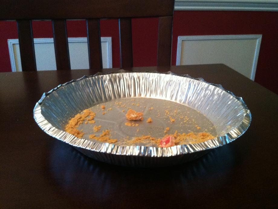 pie finished