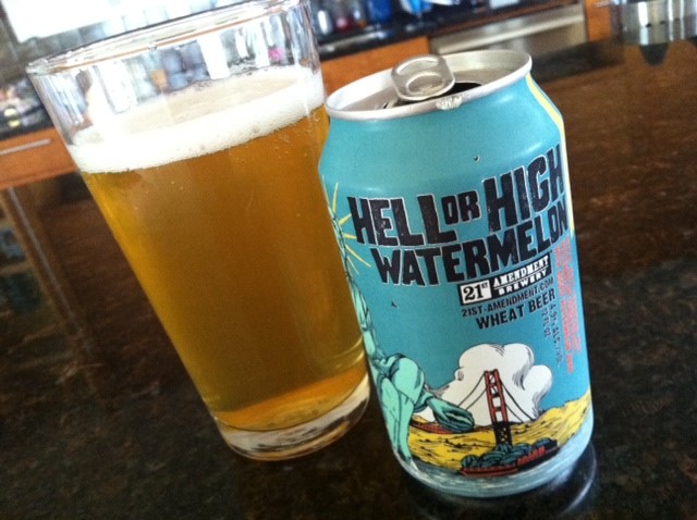 Hell or High Watermelon Wheat Beer