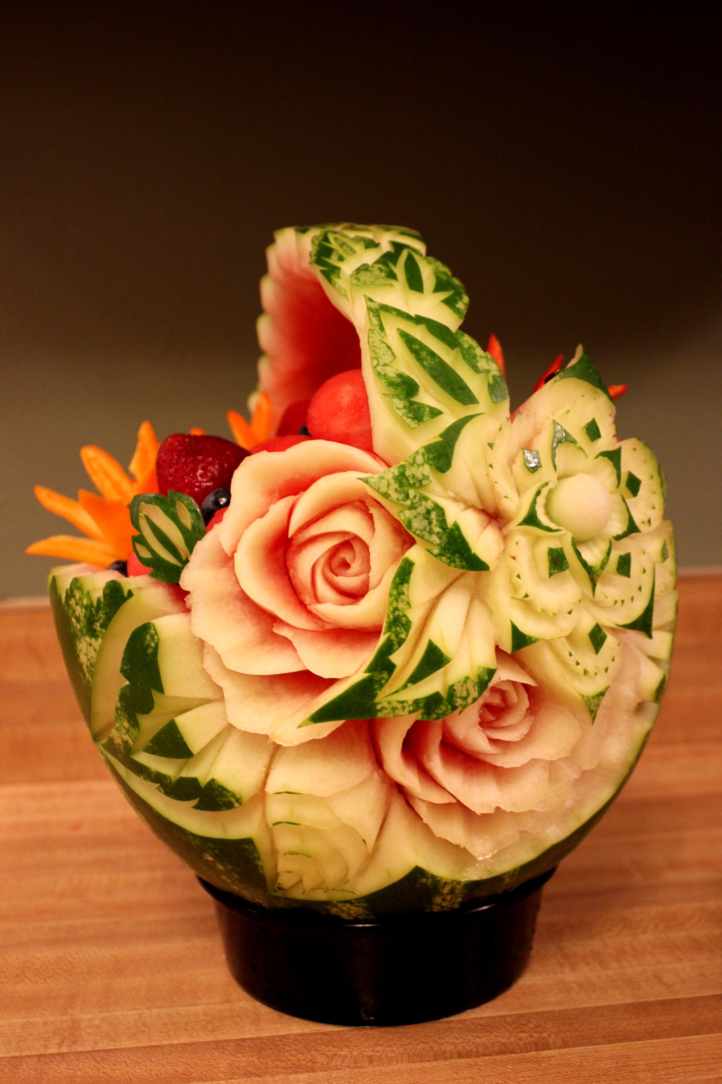 Watermelon Carving Basket Watermelon Carving Basket