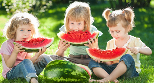 children-eating-watermelon