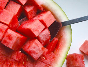 watermelon-scoop