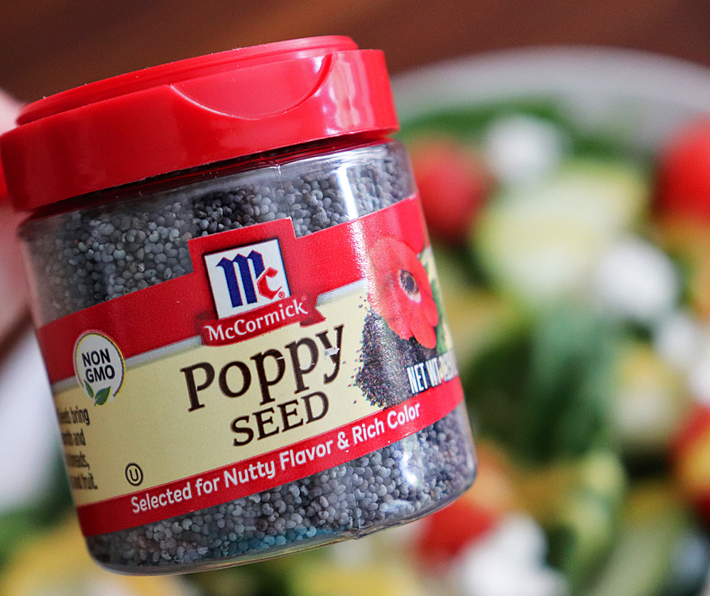 bottle of poppy seeds