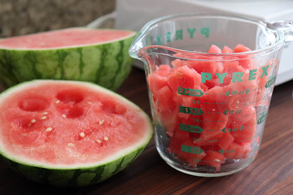 Using leftover watermelon