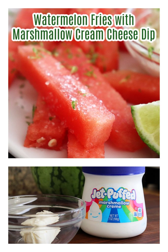 PIN for Watermelon Fries with Marshmallow Dip