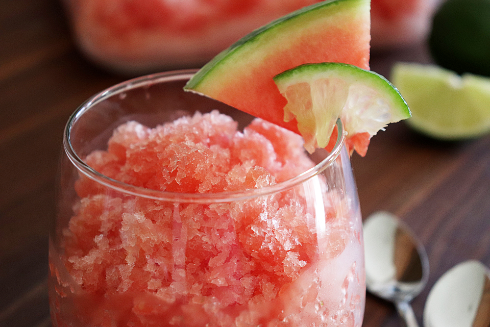 Easy Watermelon Ginger Granita Hero