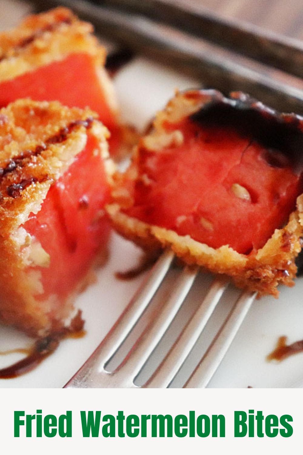 PIN for Pan Fried Watermelon Bites Recipe